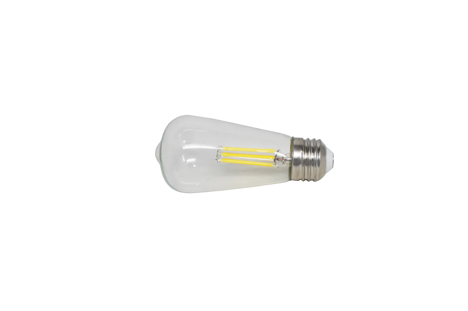 6W LED Filament Bulb 12-24V, 600 Lumens, 2700K E26 base