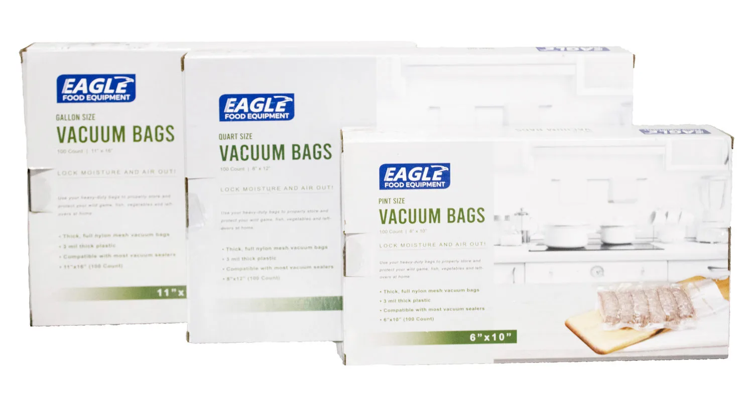 Vacuum Sealer Bags - 100 Ct Pint