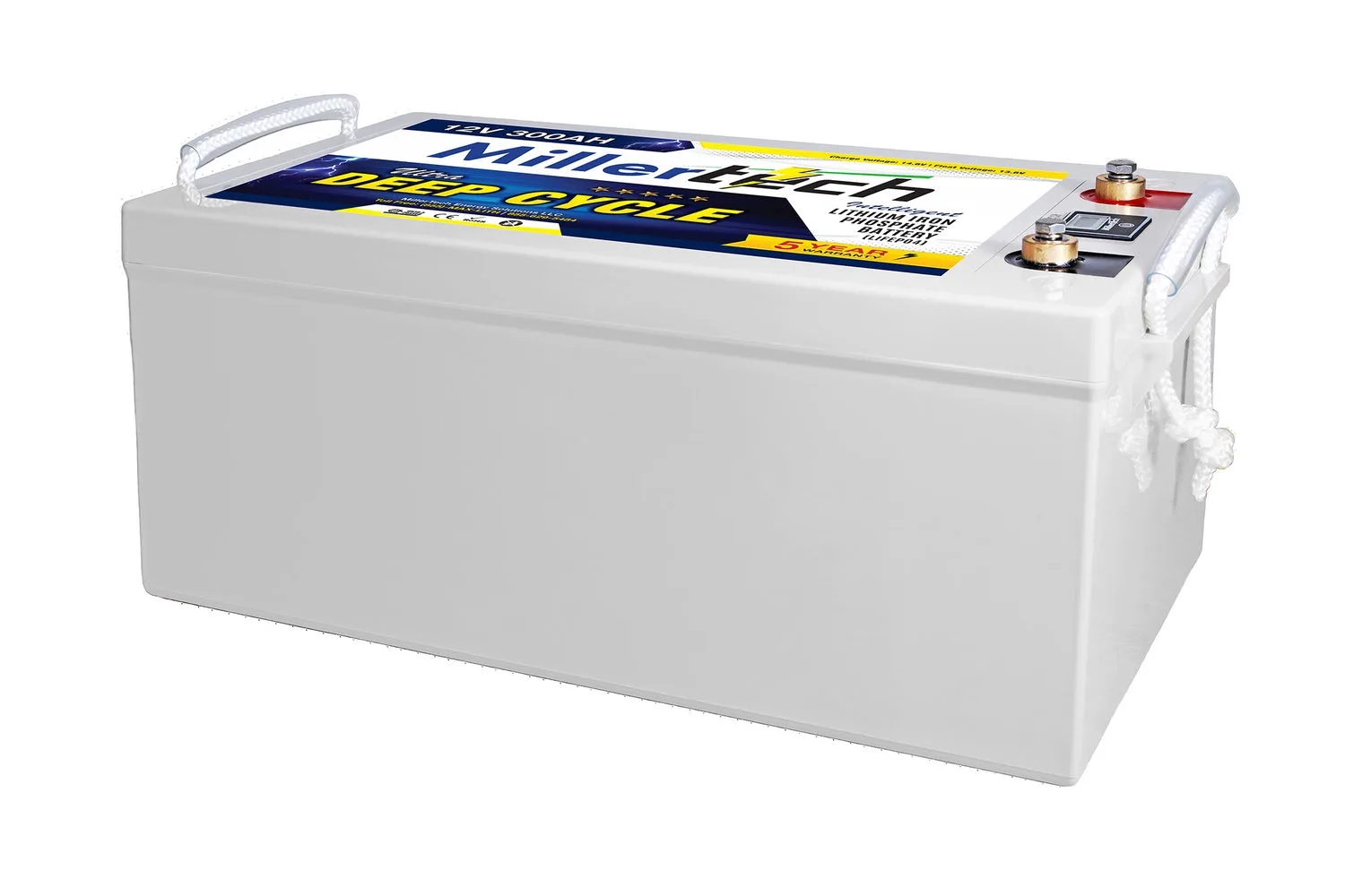 MillerTech 12V 300Ah LiFePO4 Lithium Battery — MT-12300L