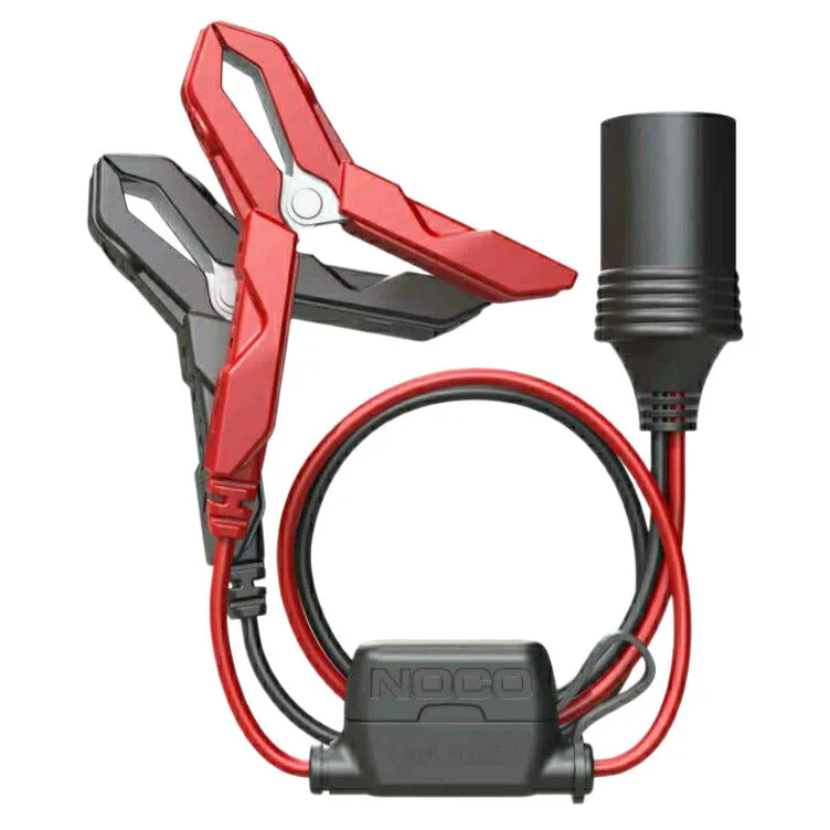 Heavy-Duty Clamp Set w/ 15A Fuse - 14AWG Wire