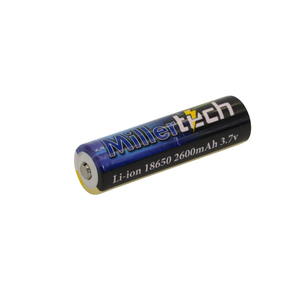 2-Pk Luxury LED 18650 Batteries