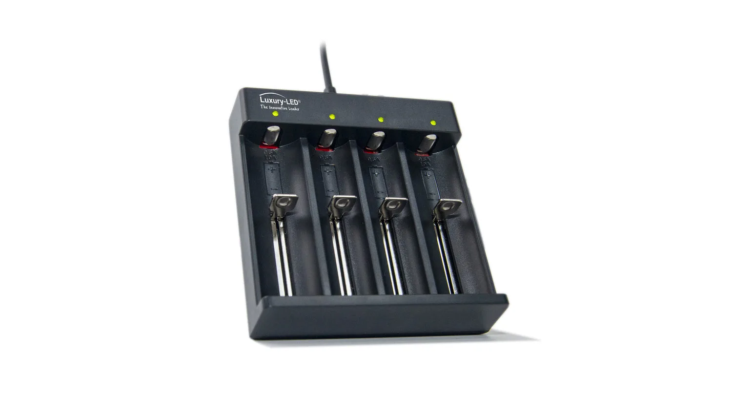 4-Bay 18650 & 14500 Charger w/ Indicator Lights