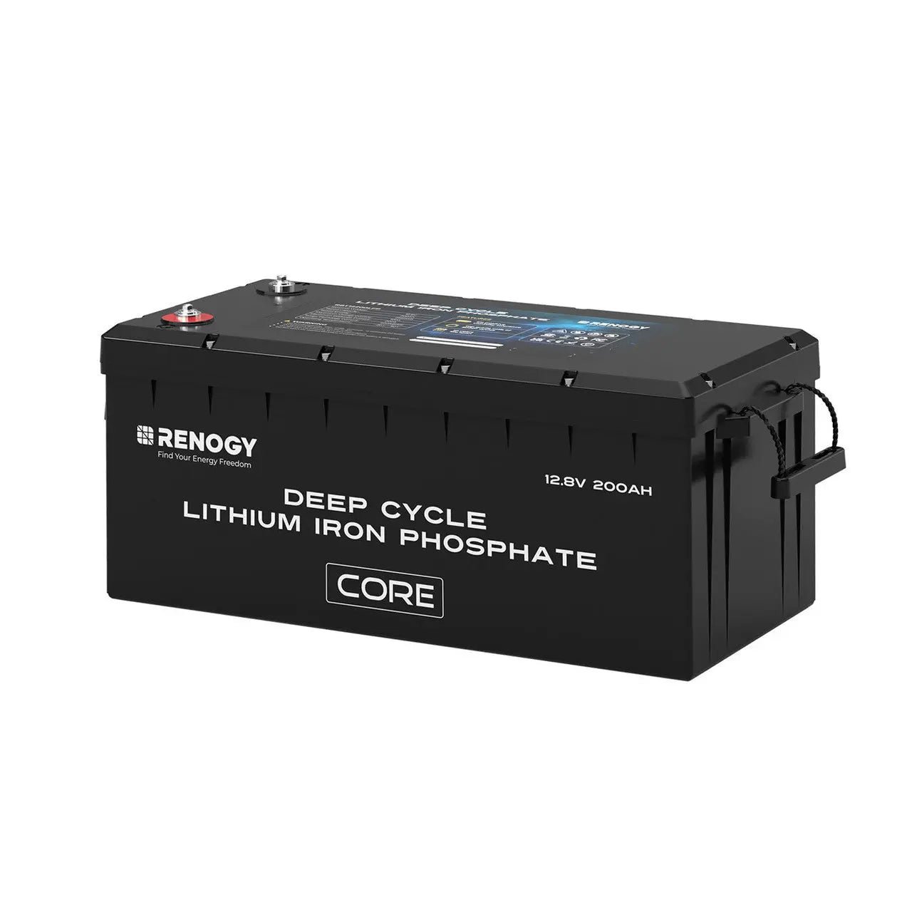12V 200Ah Core Series Deep Cycle Lithium Iron Phosphate Battery w/Bluetooth