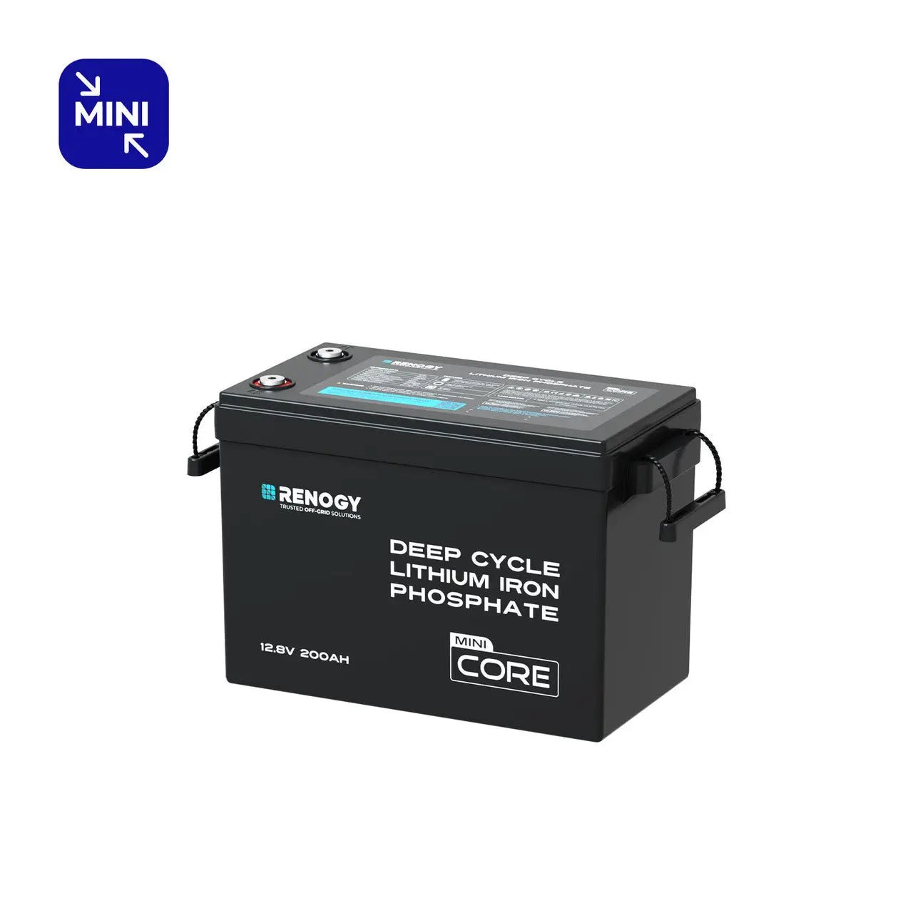 4 Pack Renogy Core - 12V 200Ah Mini LiFePO4 Battery