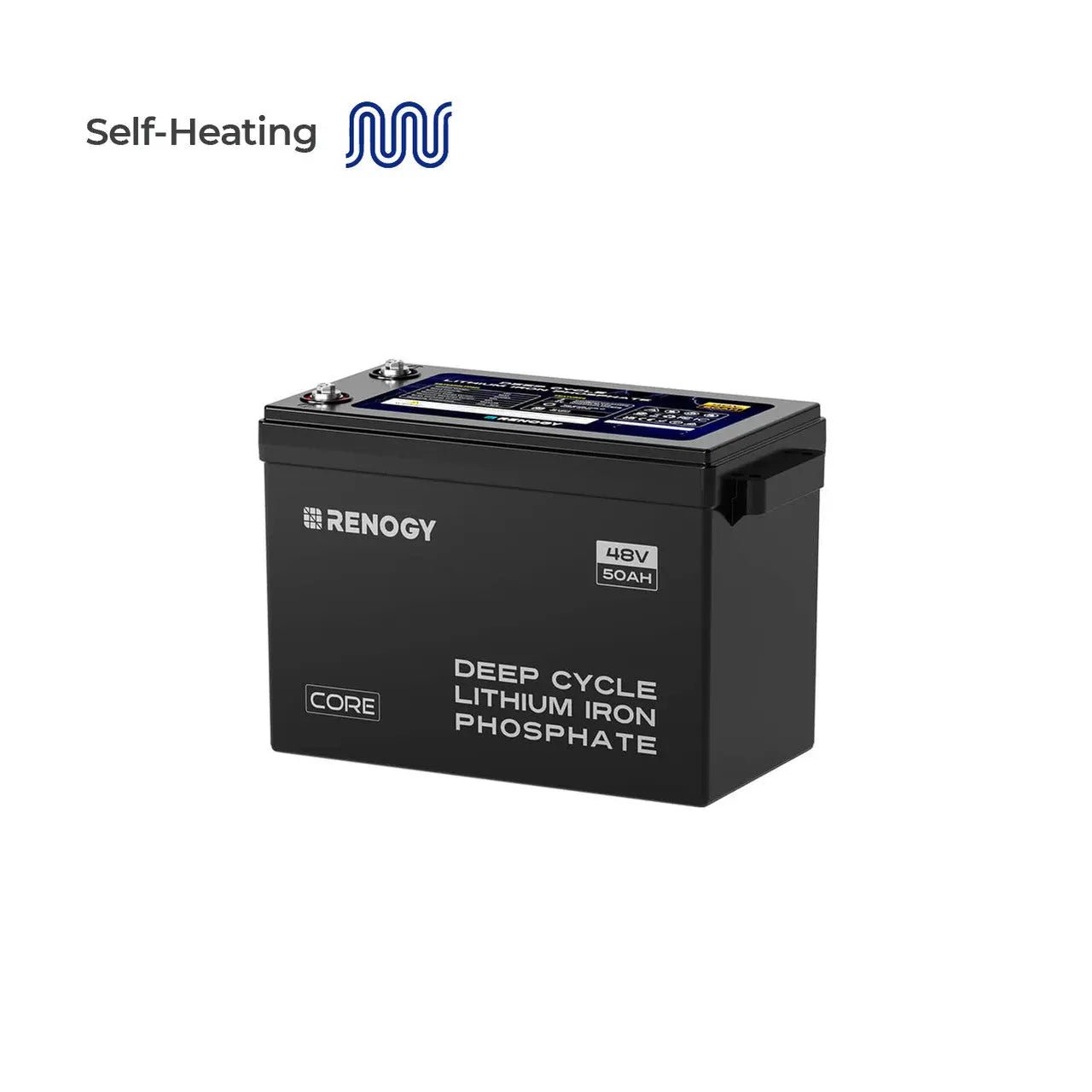 2 Pack 48V 50Ah Smart Lithium Iron Phosphate Battery