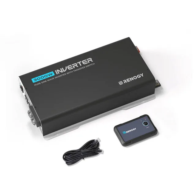 12V 1KW 120V Pure Sine Wave Battery Inverter With Transfer Switch