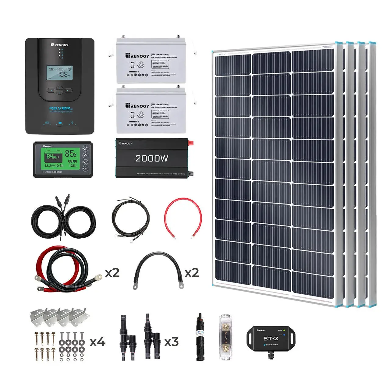 Premium solution 400W (2.4kWH)