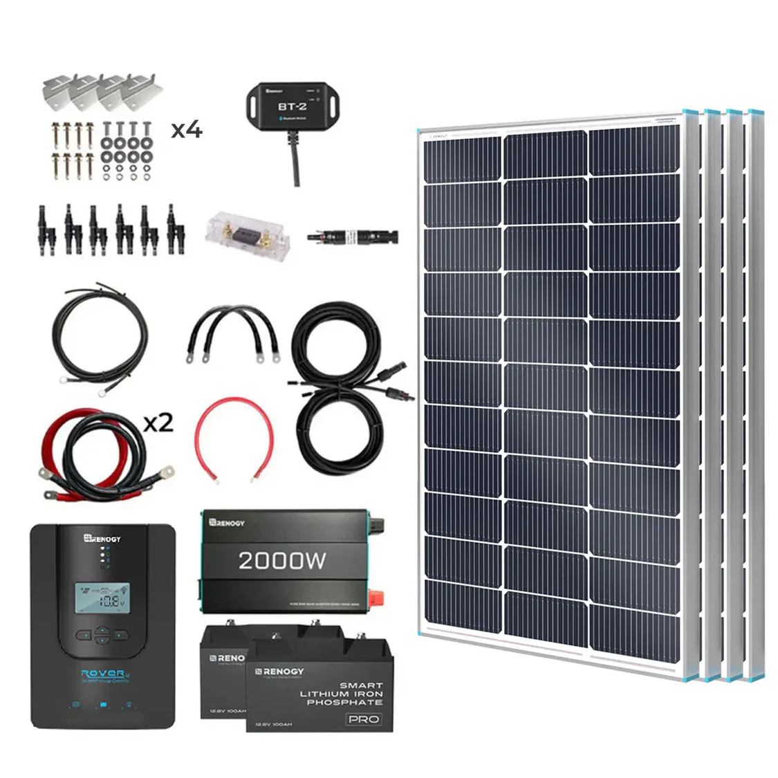 Premium solution 400W (2.4kWH)