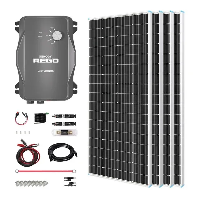 800W Basic kit with REGO 12V 60A MPPT Solar Charge Controller