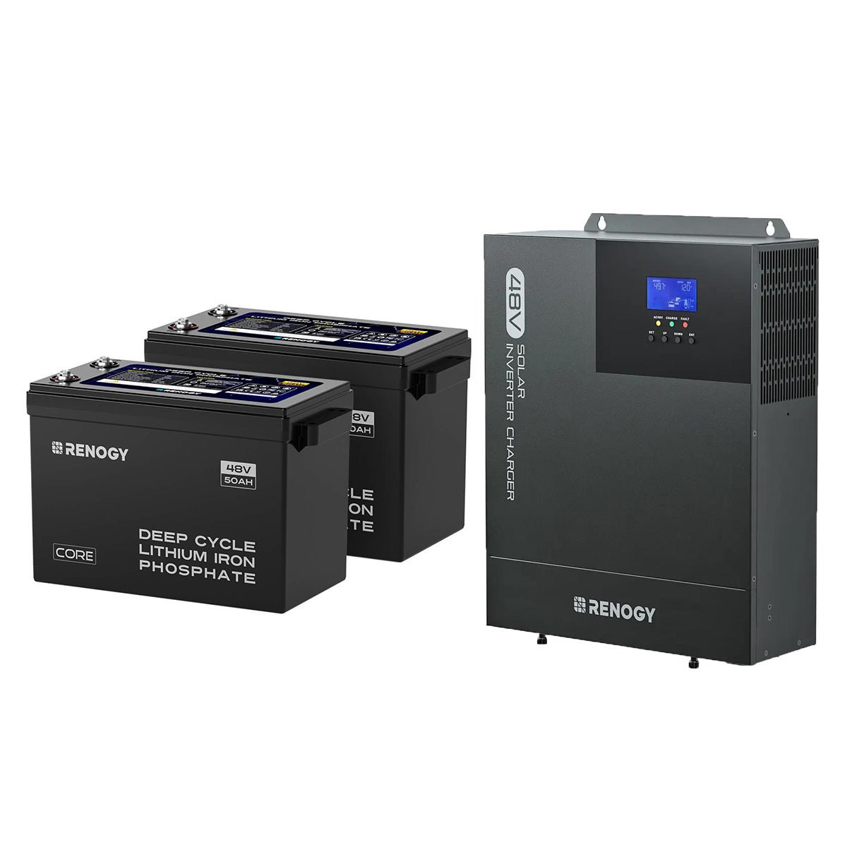 800W Premium kit with 60A Charger controller &Li Battery with BT&Inverter
