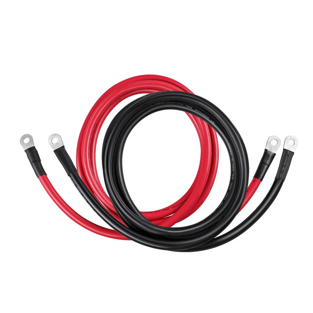 RNG-INVTCB-5FT-4 - Battery Inverter Cables 5ft 4AWG  for 3/8 in Lugs