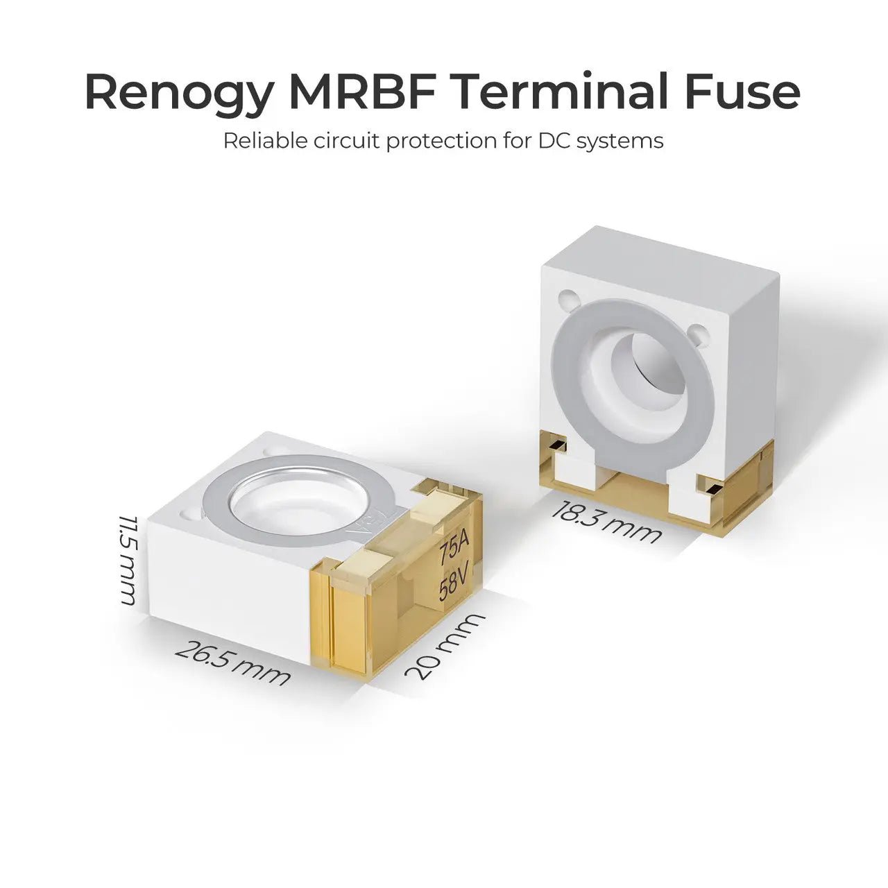 200A Terminal Fuse + M8 Terminal Bolt