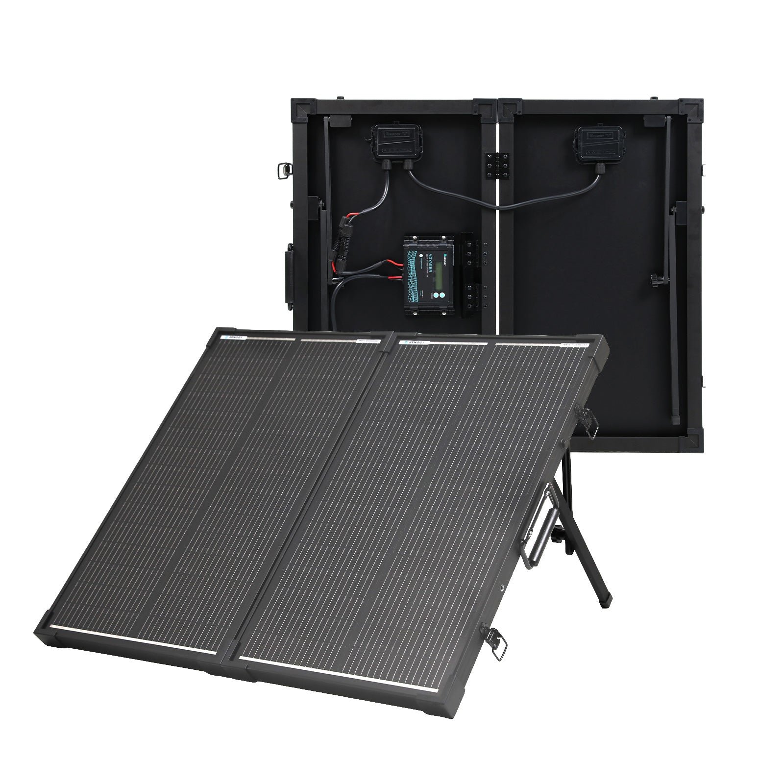 100W compact suitcase portable solar panel