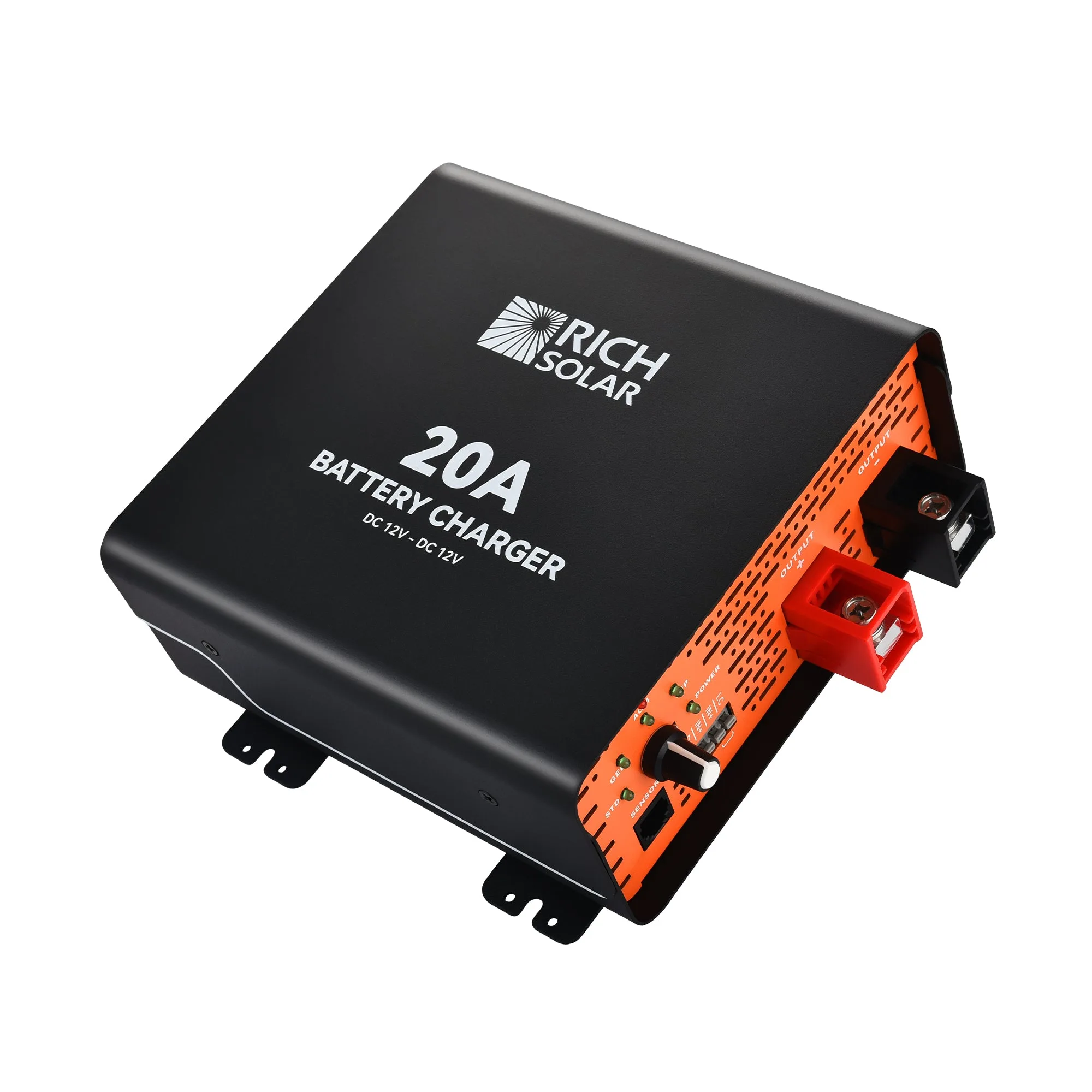 12V 20A DC-DC Battery Charger for RV, Van, Boat, Off-Grid | Lithium & Lead-Acid Batteries