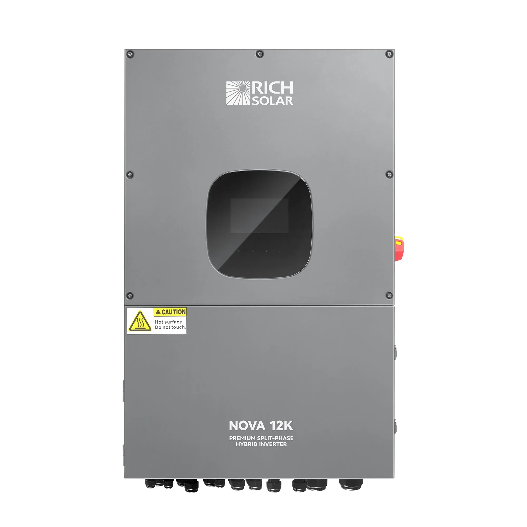 NOVA 12K | 12000 Watt 48V Split Phase Hybrid Inverter | 12000W PV Input, 10000W Continuous Output 120/240V | Premium 12000W 48V Hybrid Inverter for Cabins, ADUs, Tiny Homes, Residential, Agriculture, 