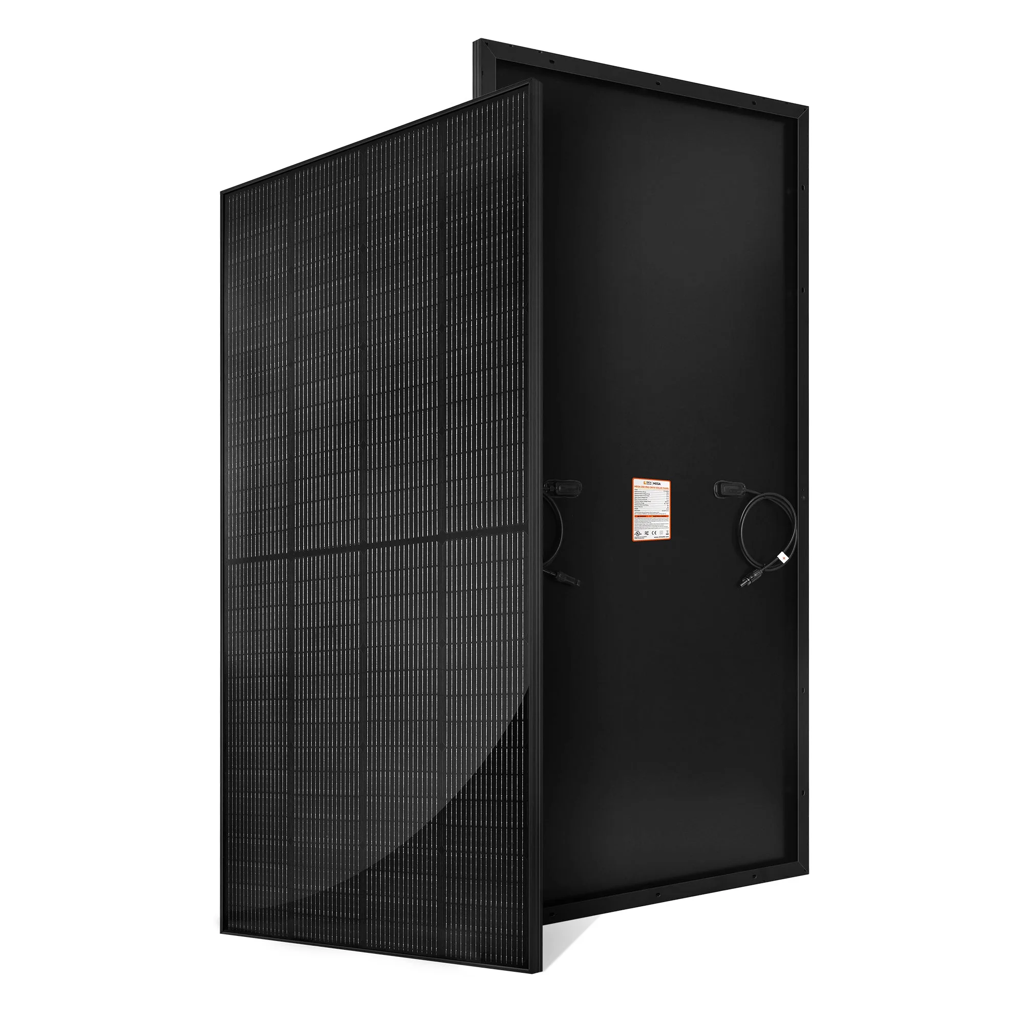 MEGA 250 PRO ONYX | 250 Watt 24 Volt Solar Panel | Premium 24V Off-Grid Solar Panel for Campers, Tiny Homes, Cabins | 25-Year Output Warranty | UL Certified