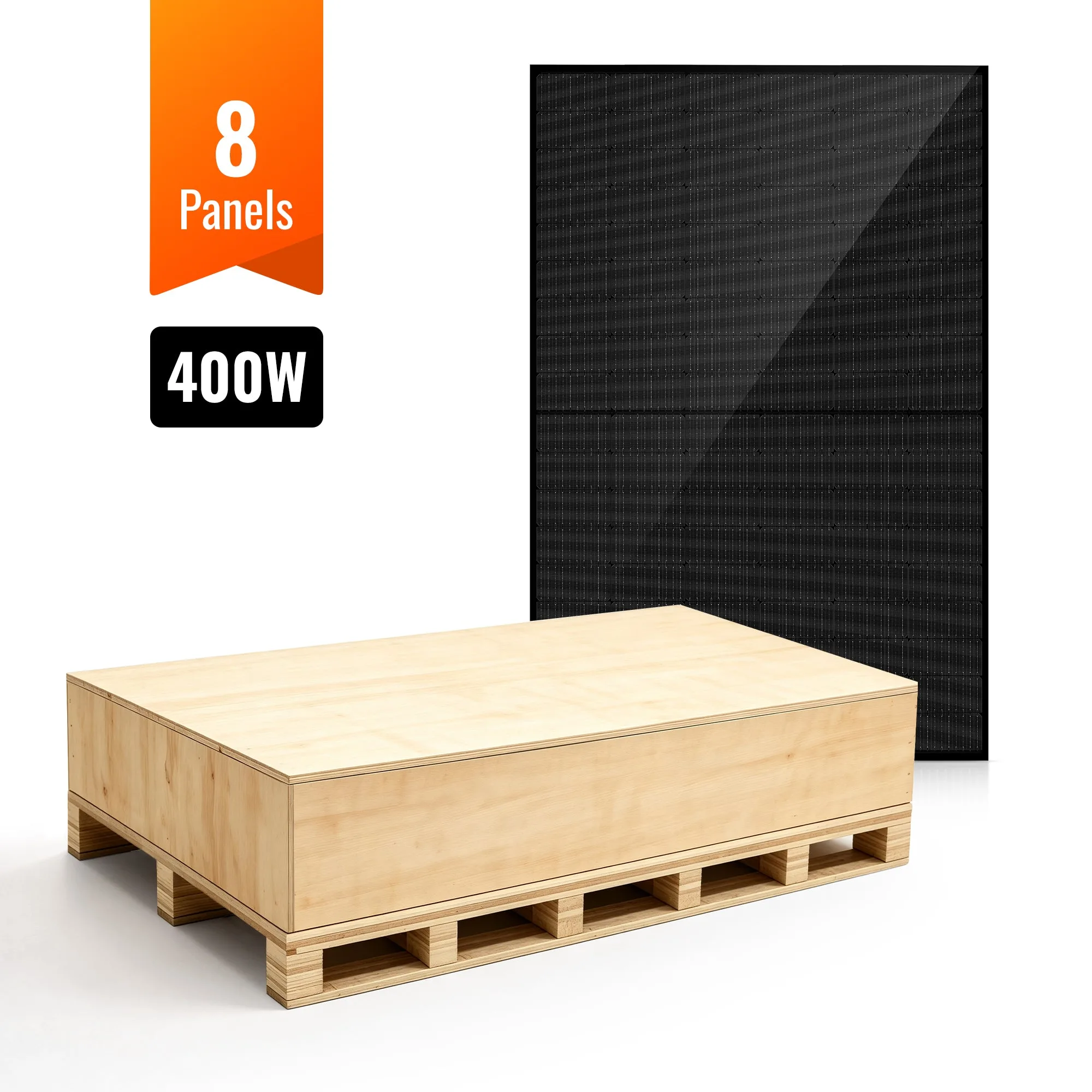 MEGA 400 | 400 Watt Solar Panel | Premium Grid-tie or Off-grid Solar Panel for Residential, Commercial, Agriculture | 25-Year Output Warranty | UL Certified