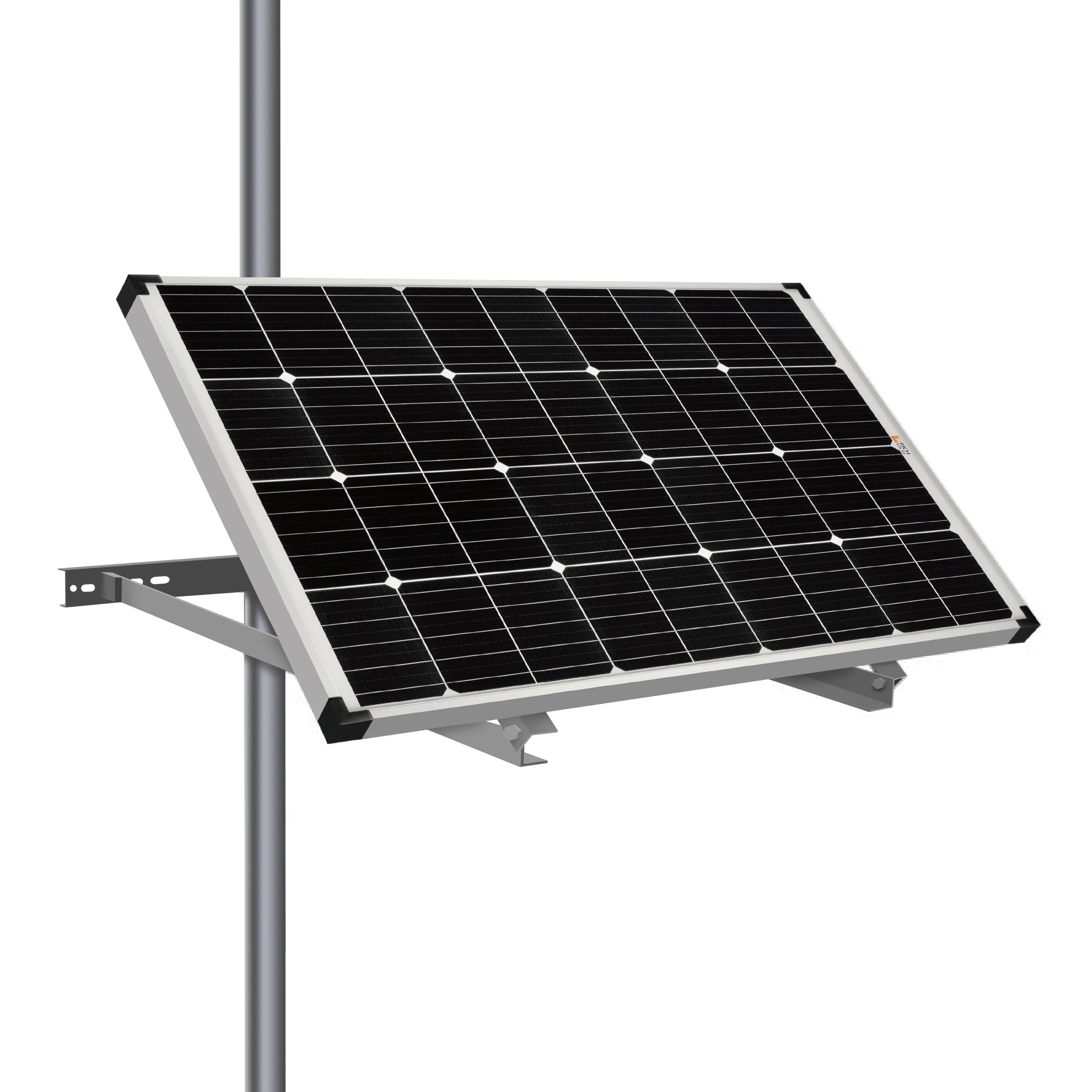 Side Pole Mounts | Side Pole Mount for 1 Solar Panel | Designed for RICH SOLAR MEGA Series Solar Panels under 250W | Easy to Install | BACKORDER