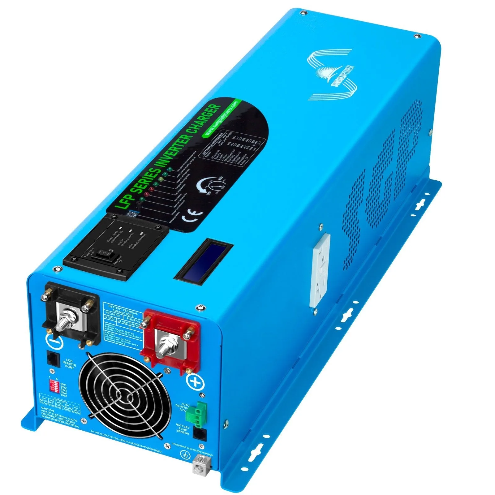 4000W Dc 12V Split Phase Pure Sine Wave Inverter With Charger