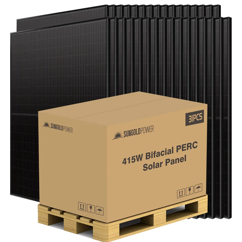 415W Bifacial PERC Solar Panel | SGP-415-BBS (31 PANELS) UL61730 CEC Listed